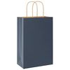 vidaXL Sacchetti di Carta 50 pz con Manici Blu 21x11x31 cm