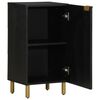 vidaXL Credenza Nera 40x33x75 cm in Legno Multistrato
