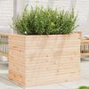 vidaXL Fioriera da Giardino 90x60x68,5 cm in Legno Massello di Pino