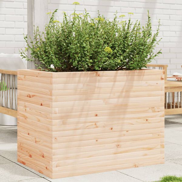 vidaXL Fioriera da Giardino 90x60x68,5 cm in Legno Massello di Pino