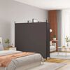 vidaXL Divisorio a 2 Pannelli Marrone 348x180 cm in Tessuto