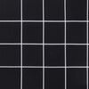 vidaXL Cuscino per Pallet Motivo a Quadri Nero 60x40x12 cm in Tessuto