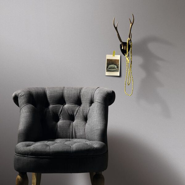 vidaXL Carta Parati in non Tessuto 4 pz Tinta Grigio Chiaro 0,53x10m