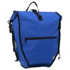 vidaXL Borsa per biciclette Blu 32,5 x 17 x 57 cm Poliestere