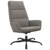 vidaXL Poltrona Relax Grigio Chiaro in Velluto