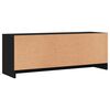 vidaXL Mobile Porta TV Nero 102x30x37,5 cm in Legno Multistrato
