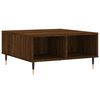 vidaXL Tavolino da Salotto Rovere Marrone 60x60x30cm Legno Multistrato