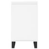 vidaXL Credenza Bianca 40x35x70 cm in Legno Multistrato