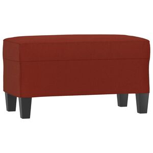 vidaXL Panca Rosso Vino 70x35x41 cm in Similpelle