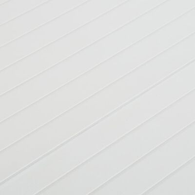 vidaXL Tavolo da Giardino 220x90x72 cm in PP Bianco