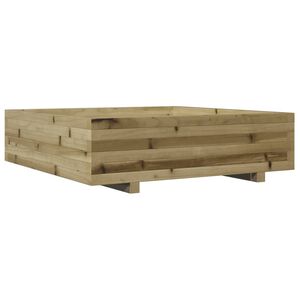 vidaXL Fioriera da Giardino 90x90x26,5 cm in Legno di Pino Impregnato