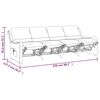 vidaXL Poltrona Massaggiante Reclinabile 4 Posti Marrone in Similpelle