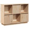 vidaXL Credenza 110,5x35x80 cm in Legno Massello di Pino