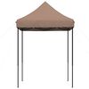 vidaXL Tenda Party Marrone 200 x 200 x 306 cm Tessuto Oxford