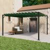 vidaXL Gazebo con tetto ventilato Verde 3 x 4 x 2,14 m