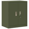 vidaXL Armadio Verde oliva 60 x 40 x 70 cm Acciaio