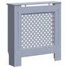 vidaXL Copertura per Radiatore Grigia in MDF 78 cm