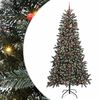 vidaXL Albero di Natale artificiale con 300 LED Verde 240 cm