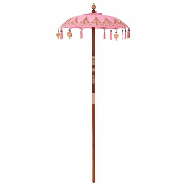 vidaXL Parasol Balinese Rosa 95 x 95 x 260 cm