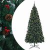 vidaXL Albero di Natale artificiale a cerniera con palline 400 cm