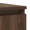 vidaXL Credenza con Cassetti Rovere Marrone 100,5x35x98,5cm Truciolato