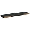 vidaXL Scaffale a Parete Grigio Lucido 90x23,5x3,8 cm in MDF