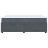 vidaXL Struttura del letto Grigio scuro 120 x 200 cm Tessuto