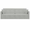 vidaXL Divano-letto da pavimento Grigio chiaro 213 x 70 x 77 cm