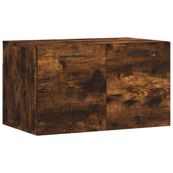 vidaXL Mobile a Parete Rovere Fumo 60x36,5x35 cm in Legno Multistrato