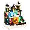 vidaXL Villaggio di Natale con slitta SALO 19 x 13 x 24 cm Resina