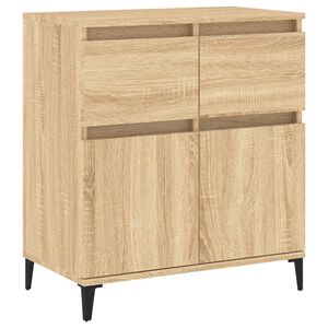 vidaXL Credenza Rovere Sonoma 60x35x70 cm in Legno Multistrato