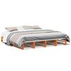 vidaXL Letto senza Materasso Marrone Cera 180x200 cm in Legno di Pino