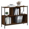 vidaXL Libreria Rovere Marrone 102x28x77,5 cm in Legno Multistrato