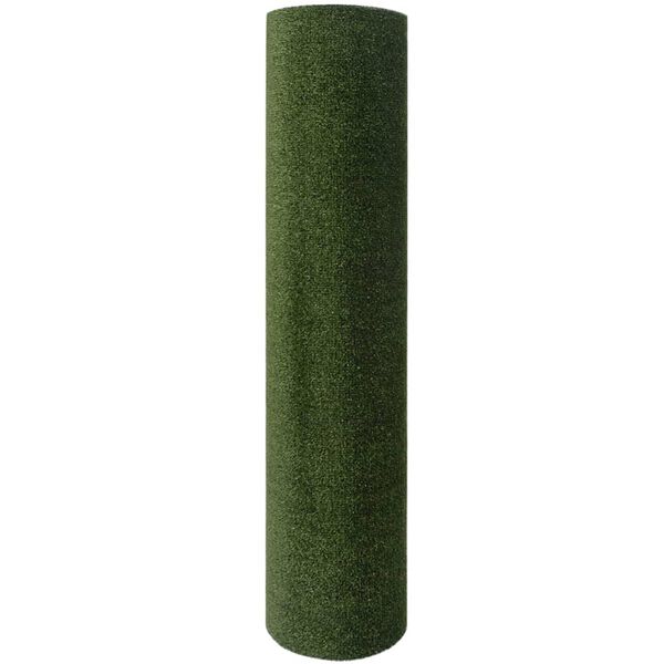 vidaXL Prato Sintetico 1,5x10 m/7-9 mm Verde