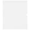 vidaXL Mobile Lavabo Bianco 80x38,5x45 cm in Legno Multistrato