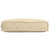vidaXL Cuscino Beige 60 x 40 x 8 cm Tessuto Oxford