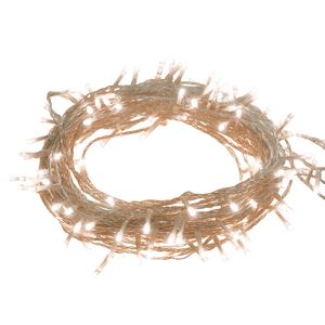 vidaXL Stringa LED con 150 Luci LED Bianco Caldo 15 m PVC