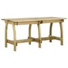 vidaXL Tavolo da Giardino 160x74x75 cm in Legno di Pino Impregnato