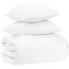 vidaXL Set di Piumoni 3 pz Bianco Bamb&ugrave;