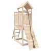 vidaXL Casetta con Arrampicata inLegno Massello di Pino