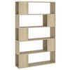 vidaXL Libreria/Divisorio Rovere Sonoma 100x24x155 cm in Truciolato