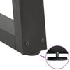 vidaXL Gambe per Tavolino da Caff&egrave; a Forma di V 2 pz Antracite 70x(42-43,3) cm Acciaio