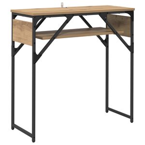 vidaXL TavoloConsolle Rovere artigianale Legno ingegnerizzato