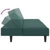 vidaXL Set di Divani 2 pz Verde Scuro in Velluto