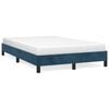 vidaXL Giroletto senza Materasso Blu Scuro 120x200 cm in Velluto