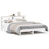 vidaXL Letto senza Materasso Bianco 150x200 cm Legno Massello di Pino