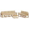 vidaXL Set di divani da esterno 7 pcs