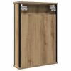 vidaXL Mobile Bagno Specchio Rovere Artigianale 42x12x60 cm Truciolato