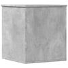 vidaXL Contenitore Grigio Cemento 40x42x46 cm in Legno Multistrato