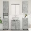 vidaXL Armadio da bagno a muro TULUM Grigio cemento 37 x 24,5 x 86 cm